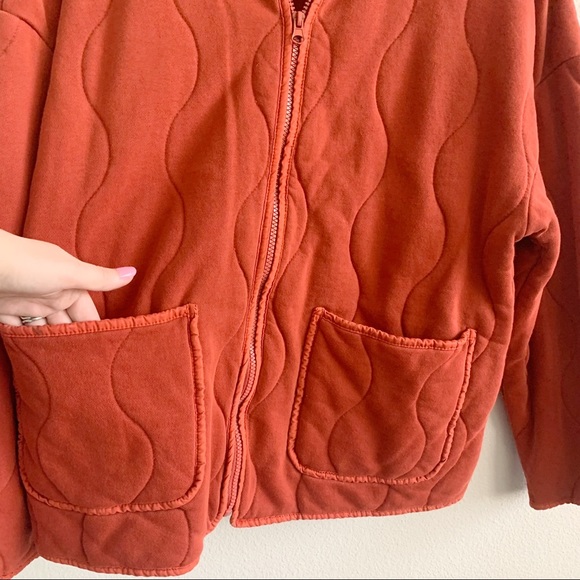 Fabletics Tedi Quilted Jacket Mandarine - Picture 9 of 12